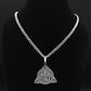 Viking Witch Celtic Knot Pendant Necklace Stainless Steel Men Chain Odin Gothic Necklace Protection Amulet Jewelry nudo de bruja
