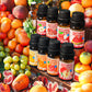 25 Type Fruit Essential Oils Fruit Perfumes Fragrance Oil for Diffuser Candles Making -Strawberry Lemon Peach Banana Mango