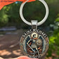 Saint Michael Archangel Defeating Evil templar Keychain Fashionable Cross Keyring Religious Symbolic Accessory Perfect Gift