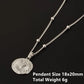 1Pc Religious Christian Catholic Sacred Heart Pendant Necklaces Stanless Steel Gothic Moth Textured Love Collares Jewelry