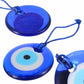 Lucky Turkish Greek Evil Blue Eye Charm Pendant Blue Lamp Work Glass Car Home Amulet Pendant Eye Jewelry Accessories