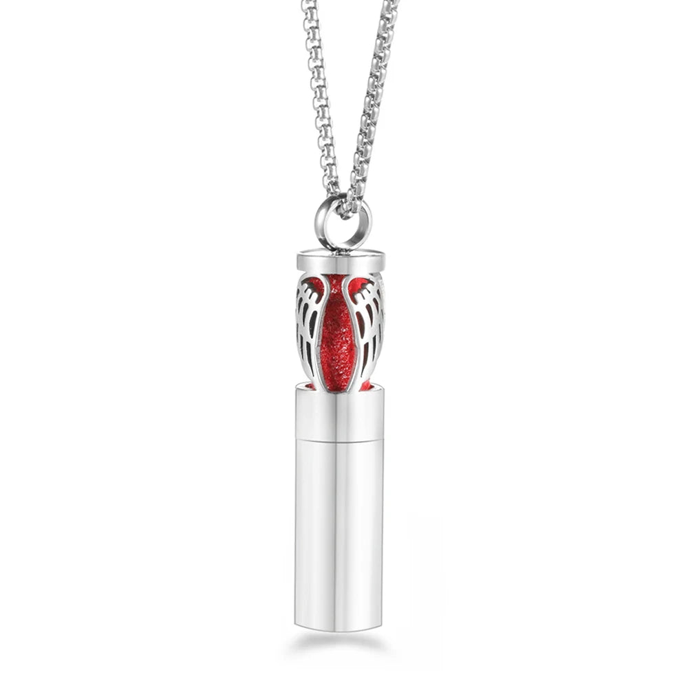 Twelve Constellations Aromatherapy Essential Oil Pendant Lockets Perfume Storage Diffuser Necklace 316L Stainless Steel Jewelry
