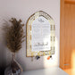 1pcs Arabic Key Holder for Islamic Wall Art,Islamic Home Decor Muslim Gift for Men and Women Ramadan Decorations for Home