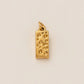 1PC minimalist gourmet style pendant, stainless steel plated with 18K gold, DIY preferred jewelry accessory