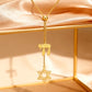 Dawapara Star of David and Jewish Hebrew Chai Pendant Long Necklace Sweater Chain Hexagram Judaism Stainless Steel Jewelry