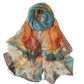 Summer Women Birch Forest Landscape Thin Soft Beach Silky Georgette Scarf Shawls 160cm Long Wraps Beach Sunscreen Hijab