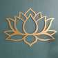 Iwa Motif Radiant Mandala Metal Wall Sculpture | Lotus Bloom Zen Decor | Halloween & Christmas Gift