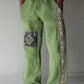 Retro Compass Printed Men's Casual Pants Harajuku Street Trendy Men's Straight Leg Pants Casual High Waisted Drawstring Pants