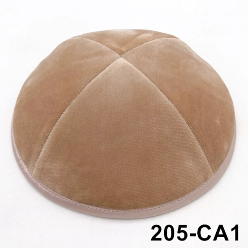 GIU 19cm Jewish Velvet Kippah Kippot Kipa Caps Skullies Beanies Yarmulke Kipot Dome For Wedding And Events