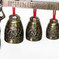 Bronze Meditation Gong With 7 Decorated Bells For Yoga Sound Healing And Relaxation Chinese Musical Percussion Instrument Set