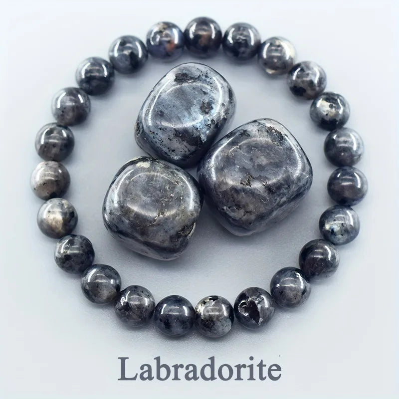 6/8mm Reiki Blue Apatite Bead Bracelet Men Women Natural Stone Blood Circulation Stimulate Enthusiasm Health Care Couple Jewelry