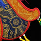 Nepal Handmade Hexagonal Tassel Flag,Colorful Tibetan Embroidery Decorative Handicrafts,Auspicious Hand Drum Flags Buddhist Item