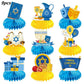 Jewish Hanukkah Birthday Party Decoration Cake Topper Balloon Candle Chanukah Party Supplies Tableware Banner Backdrop