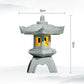 New Mini Pagoda Lantern Light Garden Statue Decorative Sand Stone Micro Landscape Lamp Zen Yard Miniature Bonsai