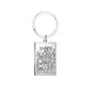Dawapara Tarot Cards Keychains Stainless Steel Vintage Amulet Good Luck The Major Arcana Keyring Wiccan Jewelry