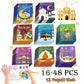 16PCS/1Pack Ramadan Mubarak Coloring Book Islamic Doodle Activity For Kids DIY Educational Gift Eid Sketchbook Coloring Book