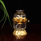 Golden Oil Lamp For Buddhist With Glass Windproof Cover Religious Items Home Alter Prayer Buddha Decoration