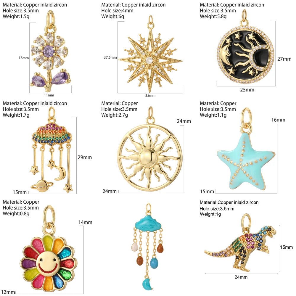 Cute Butterfly Flower Necklace for Women Gold Color Moon Collars Dije Stainless Steel Chain Diy Jewelry High Quality