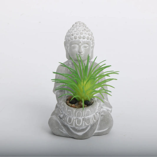 Cement Buddha Decoration, Zen Arts And Crafts Home Decoration, Fish Tank Aquarium Scenery Chinese Tea Pet Decoration, room Decor