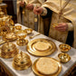Gold Plated Orthodox Liturgical Communion Set Chalice Paten Spoon for Church Eucharist Service Christian Religious Supplies Deco