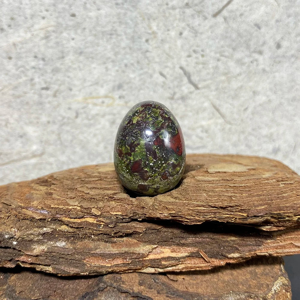 EG1-7 Mini Natural Stone Egg, Small Polished Egg Shaped Stone for Meditation Stress Relief Fidget Palm Desk Decor Gift
