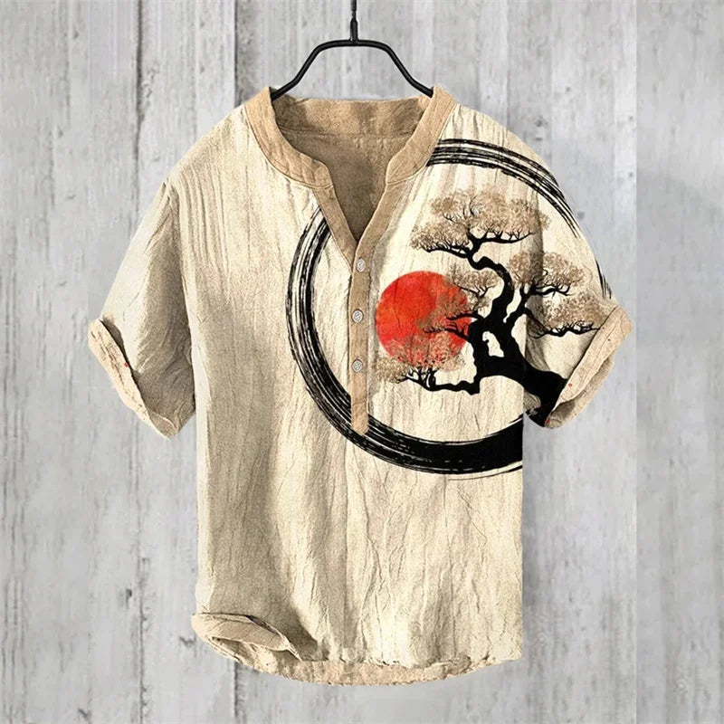 Spring and summer shirts for men and women, stylish casual Hawaiian style shirts, men's tops, comfortable fabrics, sizes XS-6XL