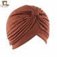 NEW Luxury Divas Stretchable turban Head wrap hat with beaded pendant women Headwear