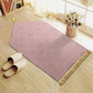Thick Prayer Rug Prayer Mat with Tassels Islamic Turkish Irregular Anti-Slip Praying Rug Carpet Thick Soft Flannel