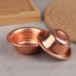 Nepalese Pure Copper Water Supply Bowl Handmade Small Auspicious Hammer Pattern Holy Water Bowl For Buddha Buddhist Supplies