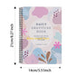 W89C Daily Gratitude Planner Notebook Twin Coil Binding Gratitude Journal For Mindfulness Practice and Mental Health Tracking