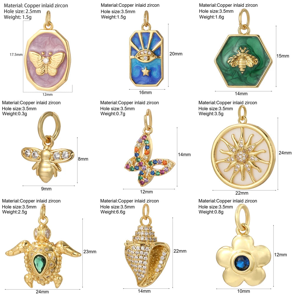 Cute Butterfly Flower Necklace for Women Gold Color Moon Collars Dije Stainless Steel Chain Diy Jewelry High Quality