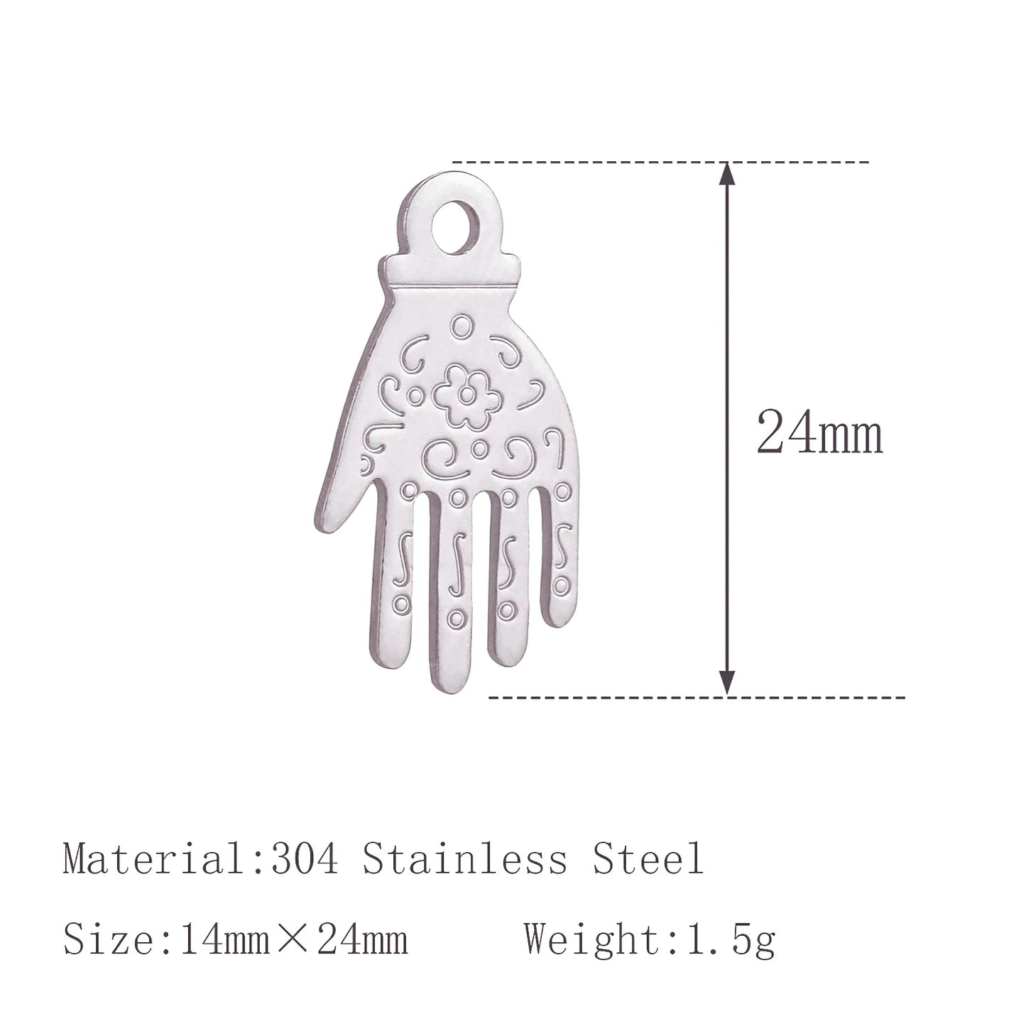 3Pcs Stainless Steel Cowboy Hat/Boot/Horseshoes Charms Astrology Celestial Sun Star Pendant DIY Necklace Bracelet Jewelry Making