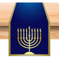 Hanukkah Menorah Table Runners Star of David  Jewish Holiday Fireplace Kitchen Dining Room Home Decor
