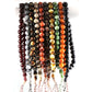 Muslim 14mm Round 33 Rosary Yoga Men's Cuffs Charm Bracelet Middle East Prayer Ramadan Meditation Bracelet for Women Jewelry
