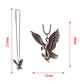 Bronze Eagle Car Pendant Ornaments Hanging Auto Interior Rear View Mirror Decoration Dangle Trim Accessory Car Accessories