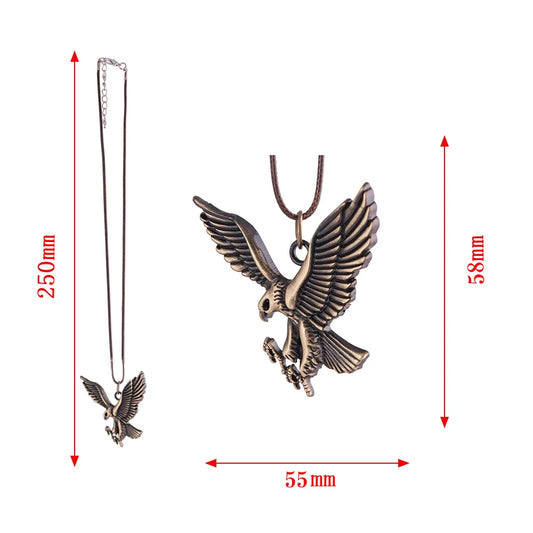 Bronze Eagle Car Pendant Ornaments Hanging Auto Interior Rear View Mirror Decoration Dangle Trim Accessory Car Accessories