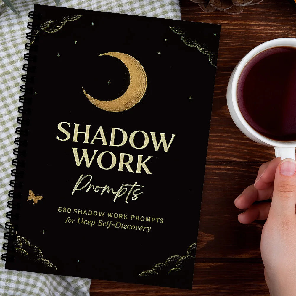 1PC Shadow Work Journal, Mental Health & Emotional Healing Workbook for Anxiety, Self-Therapy, Spiral Bound Daily Reflection Not