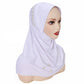 Trendy Muslim Instant Hijab Beads Bonnet Stretch Scarf Islamic Headband Jersey Hijab Headwrap Turbante for Women