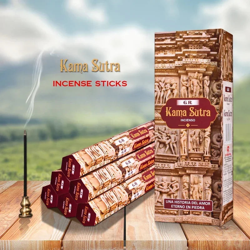 G R 20 Sticks Indian Incense CHENDAN Meditation Lavender Yoga Rose Jazmin Line Incense Purifying Air Deodorization Aromatherapy