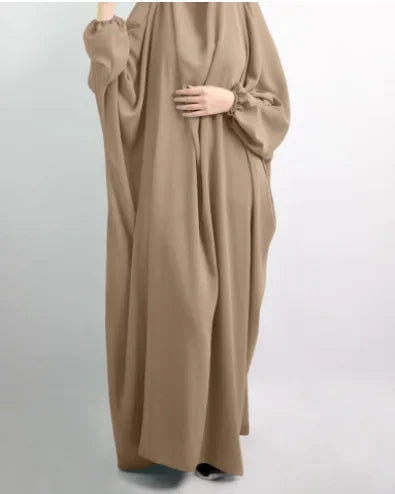 Muslim Prayer Garment Dress Wp,em Women Hijab Dress Abaya Hooded  Long Khimar Jilbab Burka Eid Abayas Gown Eid Niqab Ramadan
