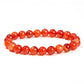 JD Natural Stone Beads Bracelet Amethyst Tiger Eye Crystal Quartz Agate Gem Beads Bangles Women Men Reiki Healling Jewelry Gift
