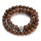 Multilayer Wood Beads Buddha Lotus OM Bracelet Tibetan Buddhist Mala Charm Rosary Bracelet Yoga Wooden For Women Men Jewelry