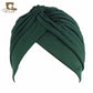 NEW Luxury Divas Stretchable turban Head wrap hat with beaded pendant women Headwear