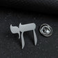 Yahweh Hebrew Alphabet Brooch for Women Men Stainless Steel God Jewish Christian Lapel Badge Pin Jewelry