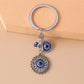 Fashion Metal Evil Eye Keychain for Car Key Women Men Handbag Pendant Keyring Accessories DIY Jewelry Gifts