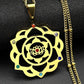 7 Chakra Sacred Geometry Metatron Necklace for Women Flower of Life Stainless Steel Stone Necklaces Reiki Healing Jewelry 9758
