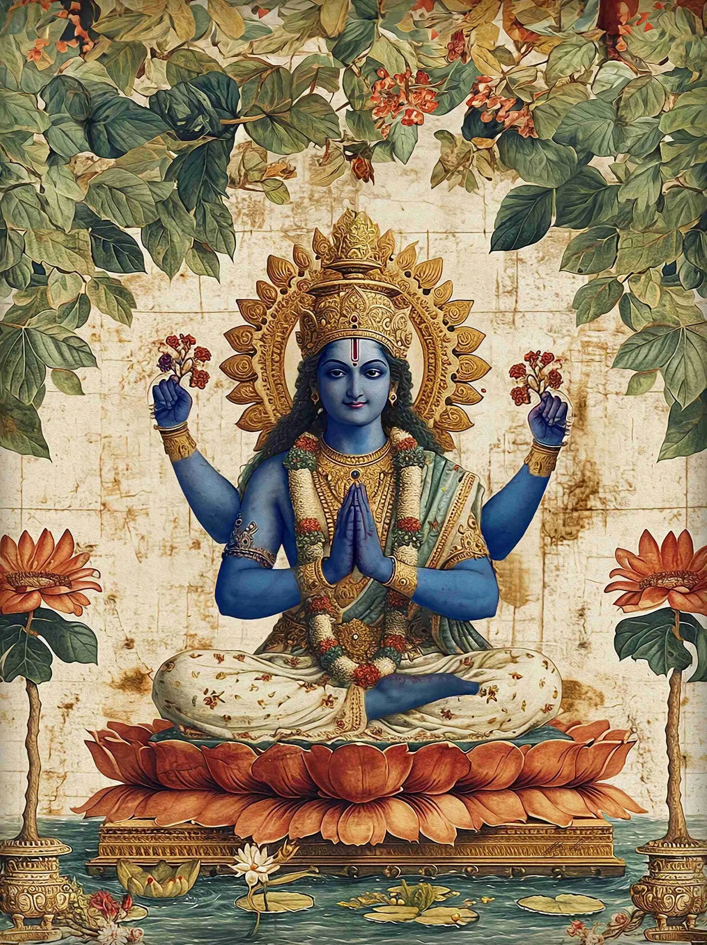 Indian Hindu Gods Lord Shiva Yoga Divine Goddess Saraswati Meditation Rt Poster Canvas Painting Wall Prints Picture Home Decor