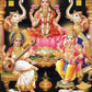 Religion Elephant God India Hinduism Ganesha Painting Canvas Durga Golden Zari Art Poster Prints Living Room Home Decor Pictures