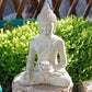 Solar Meditating Buddha Statue Garden Decoration Outdoor Lights Waterproof Zen Garden Figurines Home Patio Lawn Yard Ornaments