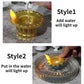 12pcs Electric Water Sensor Candle Flicker Floating Tea Light India oil lamp Led lignt Diwali Festival Decoration Fake candle